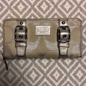 Zip-around Coach Wallet